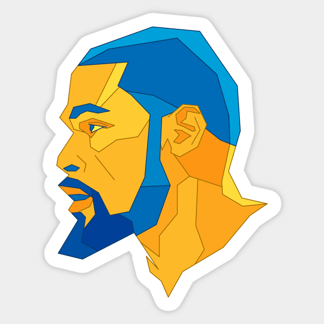 Kevin Durant Angular Sticker by Caloy